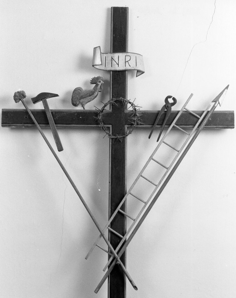 croce penitenziale - manifattura romagnola (seconda metà sec. XIX)