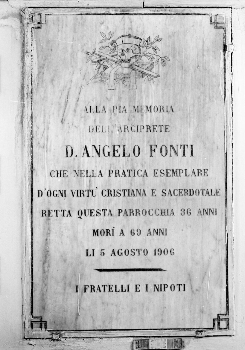 lapide commemorativa - manifattura romagnola (sec. XX)