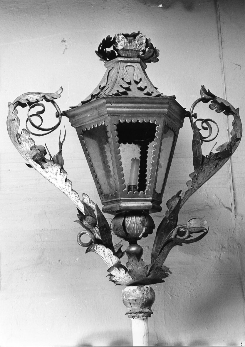 lanterna processionale - manifattura romagnola (fine/inizio secc. XIX/ XX)