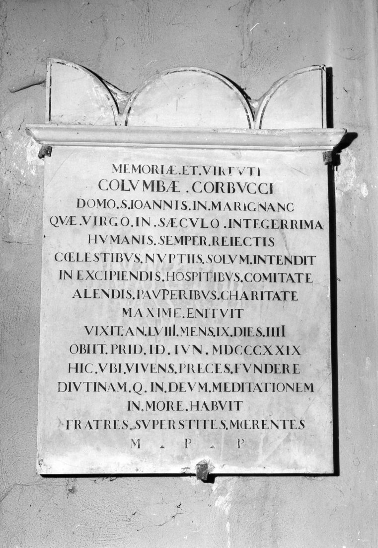 lapide commemorativa - manifattura romagnola, manifattura romagnola (sec. XIX)