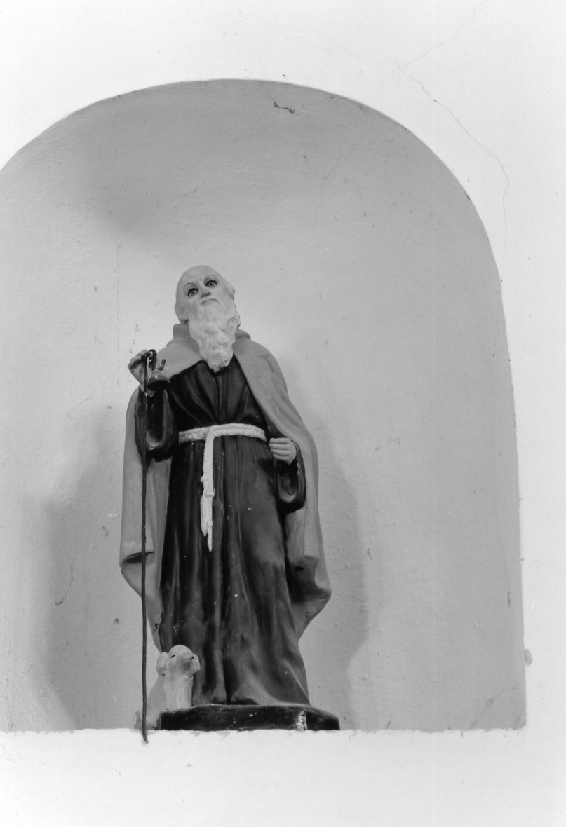Sant'Antonio Abate (statua) - ambito romagnolo (fine sec. XIX)