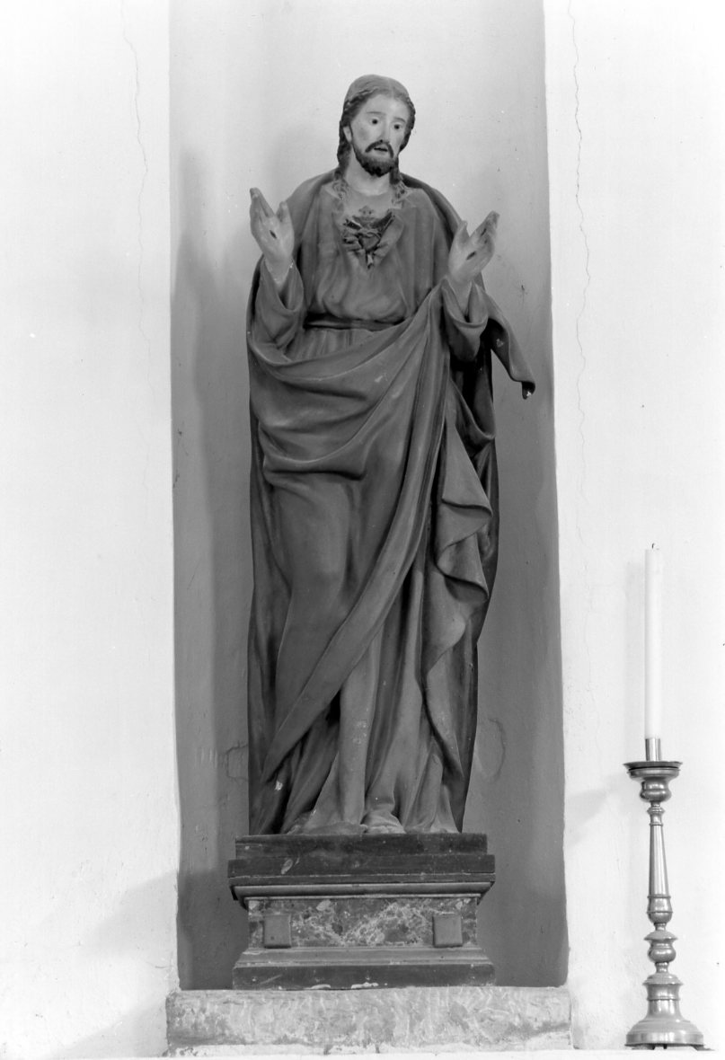 Sacro Cuore di Gesù (statua) - ambito romagnolo (fine sec. XIX)
