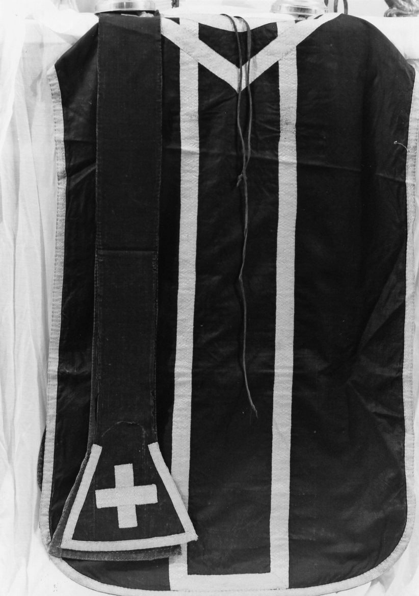 paramento liturgico, insieme - produzione romagnola (seconda metà sec. XIX)