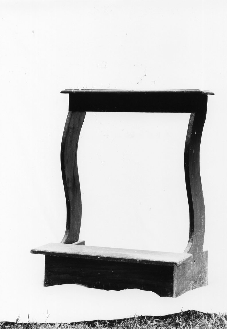 inginocchiatoio - manifattura tosco-romagnola (metà sec. XVIII)