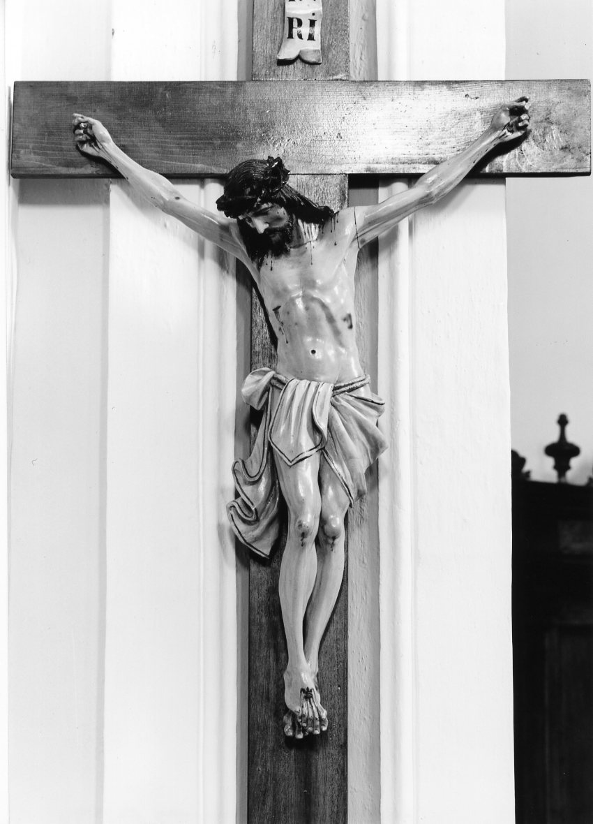 Cristo crocifisso (scultura) - ambito tosco-romagnolo (seconda metà sec. XVIII)