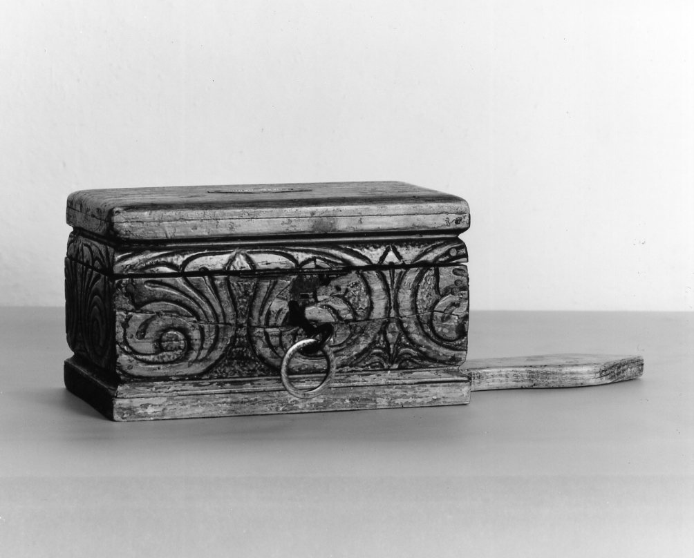 cassetta per elemosine - manifattura tosco-romagnola (metà sec. XIX)