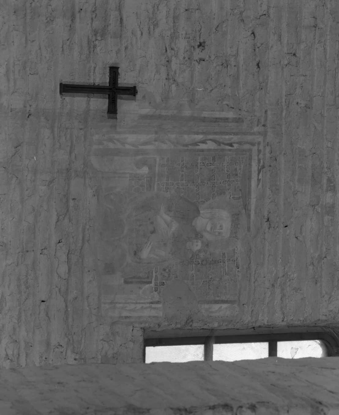 Madonna con Bambino (dipinto, frammento) - ambito romagnolo, ambito ravennate (metà sec. XIV)