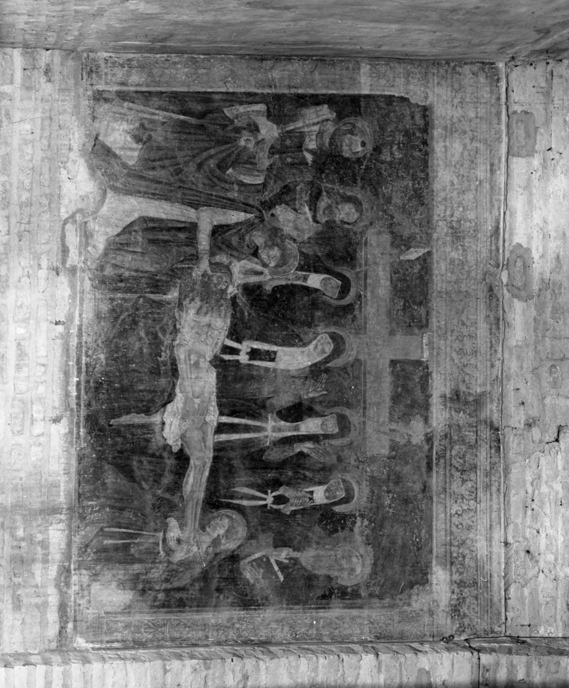 compianto sul Cristo morto (dipinto, frammento) - ambito italiano (seconda metà sec. XV)