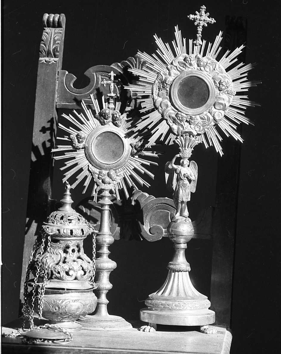 ostensorio - bottega romagnola (prima metà sec. XIX)