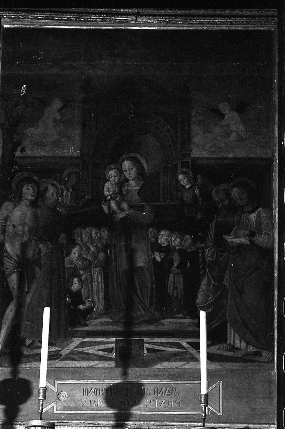 Madonna della Misericordia (dipinto) di Bartolomeo di Gentile (attribuito) (sec. XV)