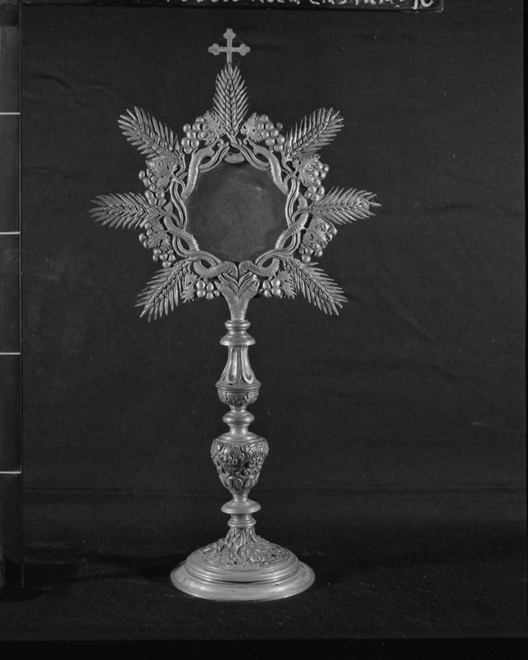 ostensorio - ambito italiano (metà sec. XVII)