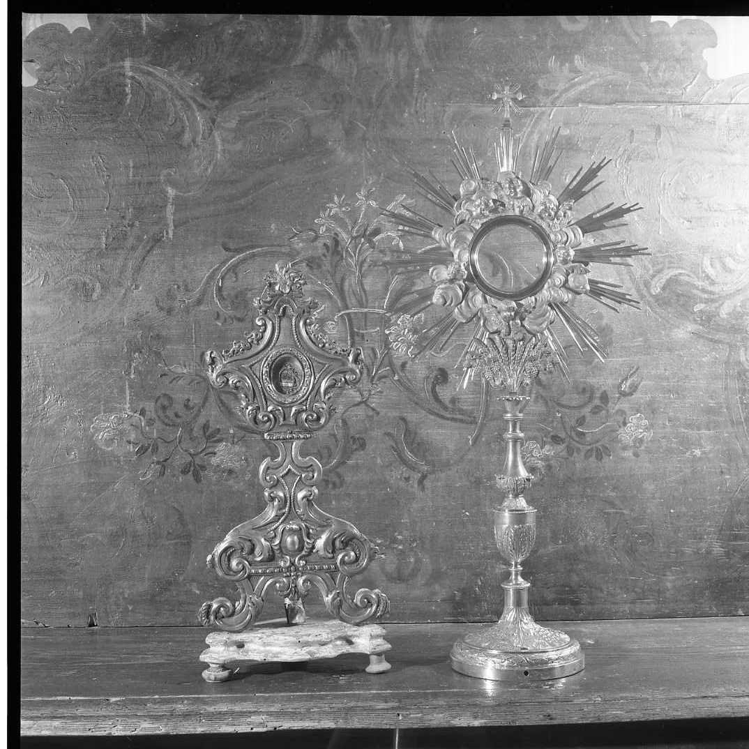 ostensorio - bottega romana (seconda metà sec. XIX)