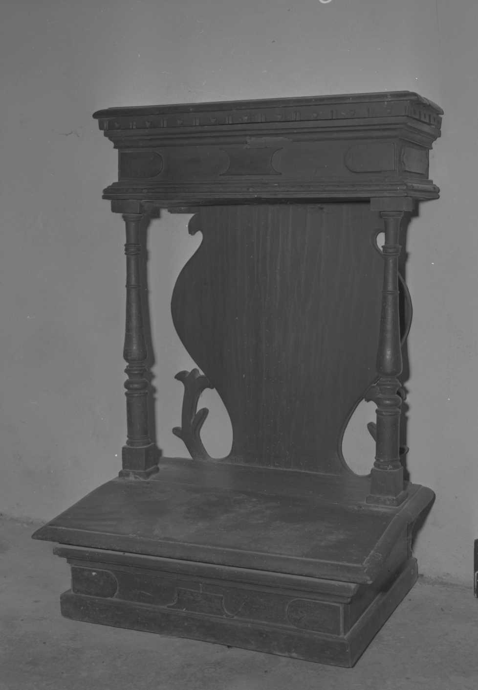 inginocchiatoio - ambito toscano (seconda metà sec. XVIII)