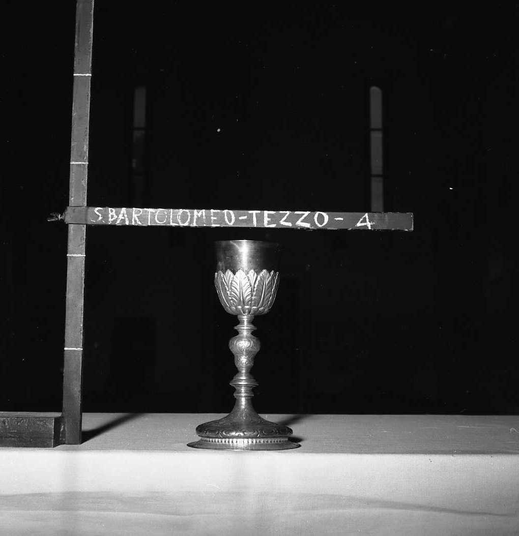 calice - bottega romagnola (fine/inizio secc. XVII/ XVIII)