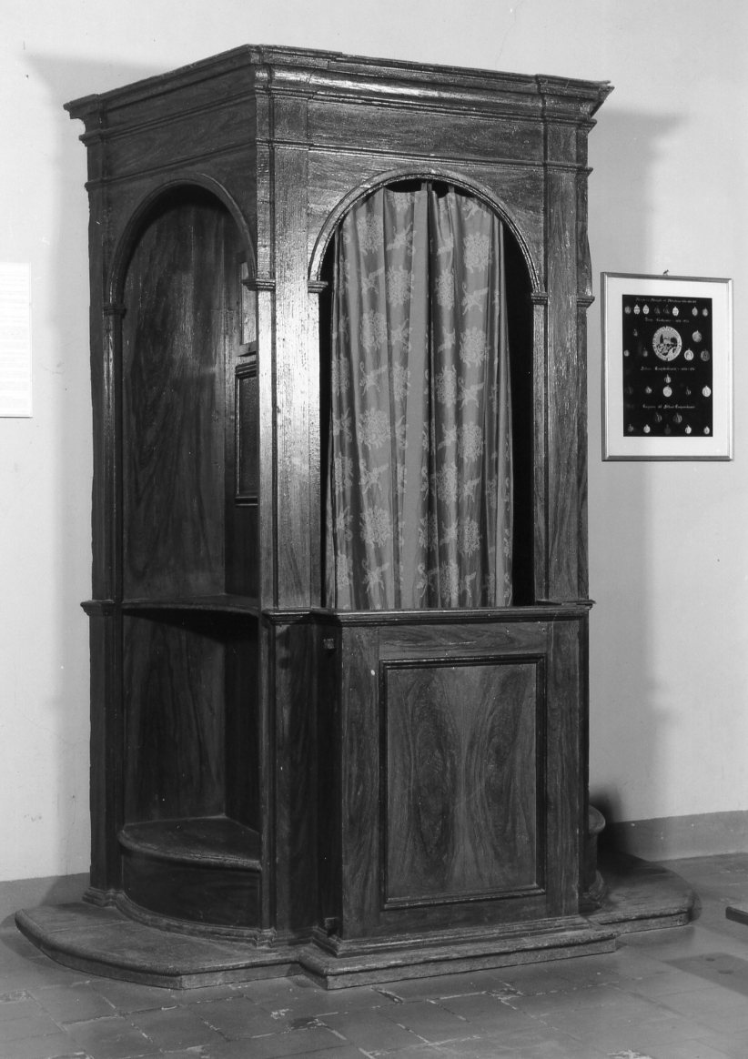 confessionale - bottega romagnola (inizio sec. XIX)