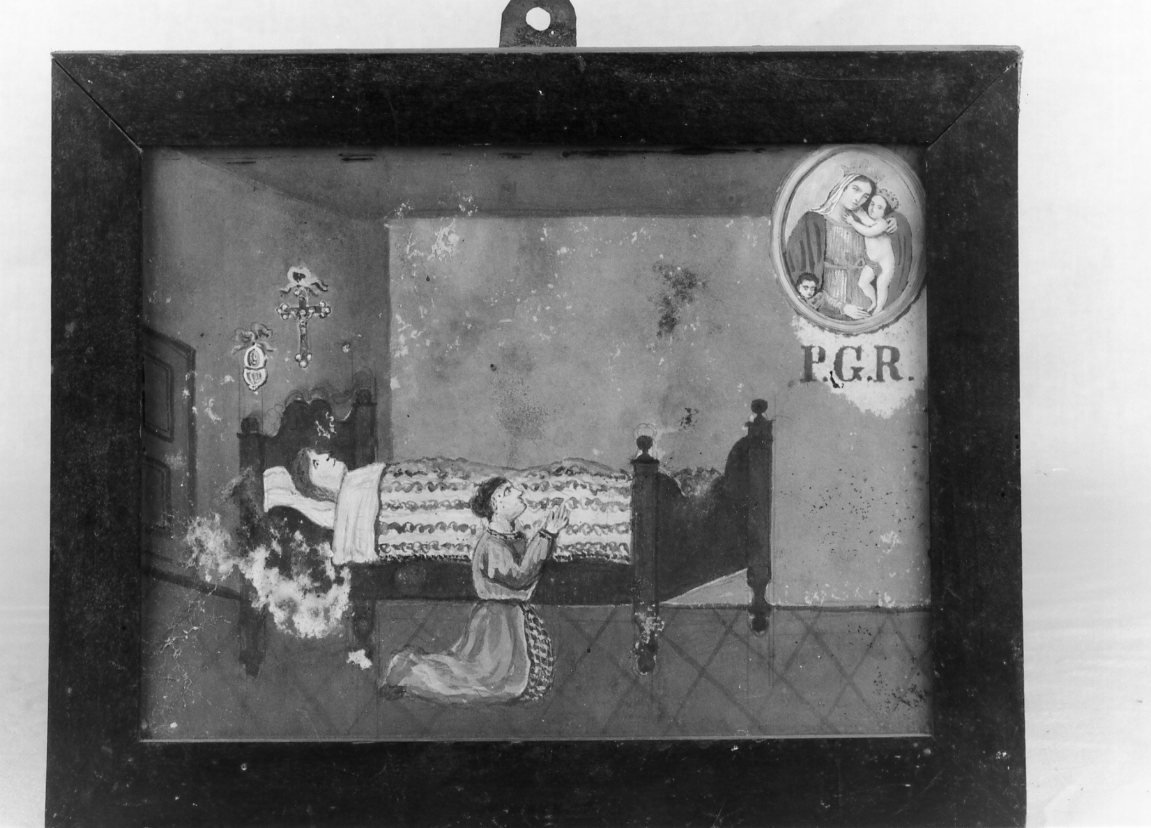 richiesta di grazia per un'ammalata (ex voto) - ambito romagnolo (sec. XIX)