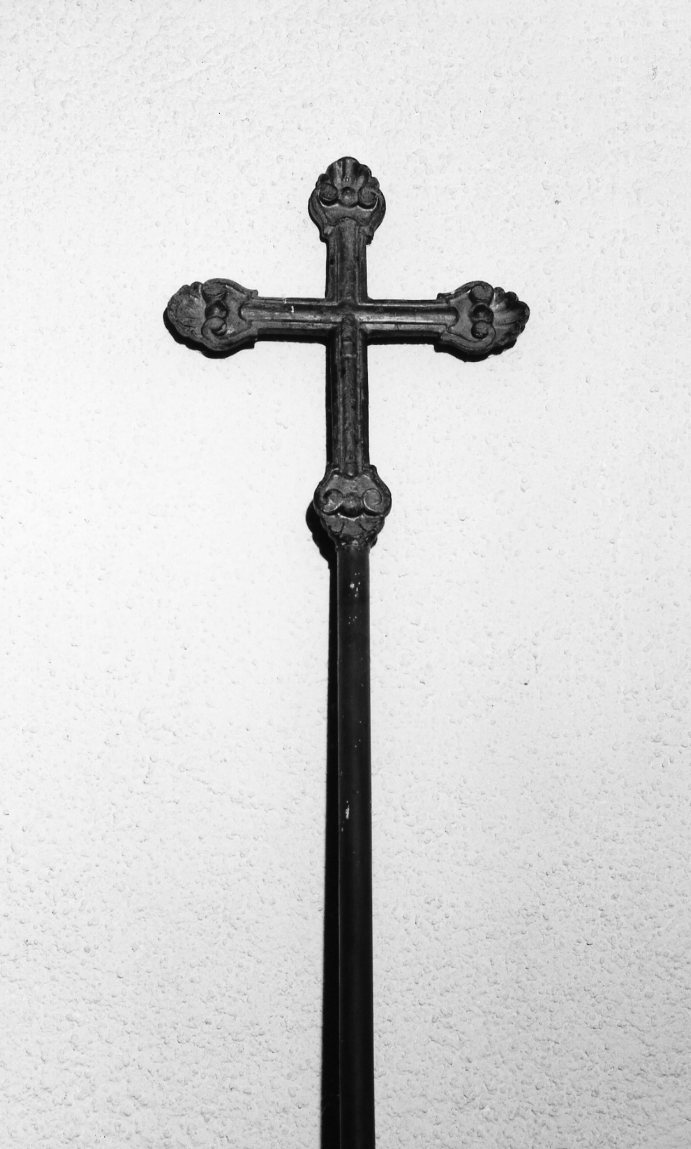croce processionale - ambito tosco-romagnolo (seconda metà sec. XVIII)