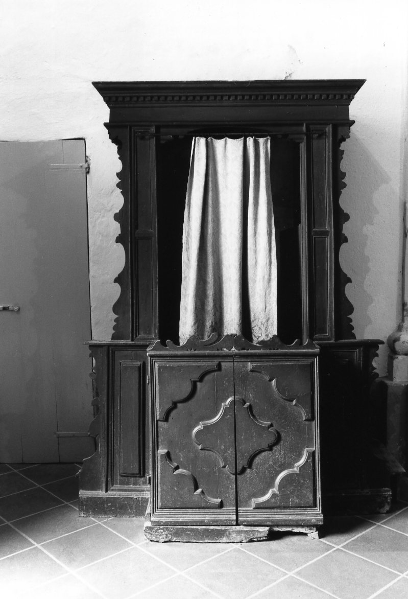 confessionale - manifattura tosco-romagnola (seconda metà sec. XVIII)
