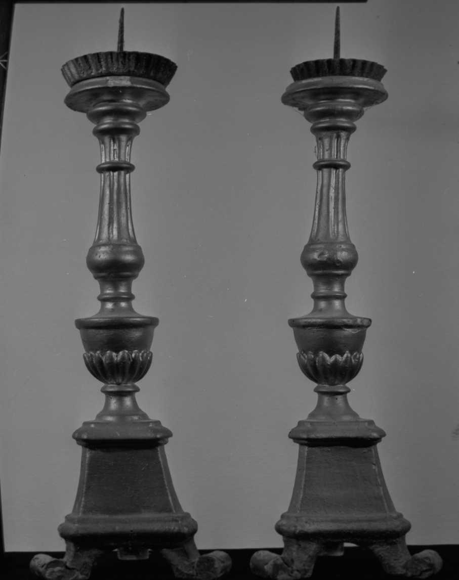 candeliere, serie - ambito toscano (seconda metà sec. XIX)