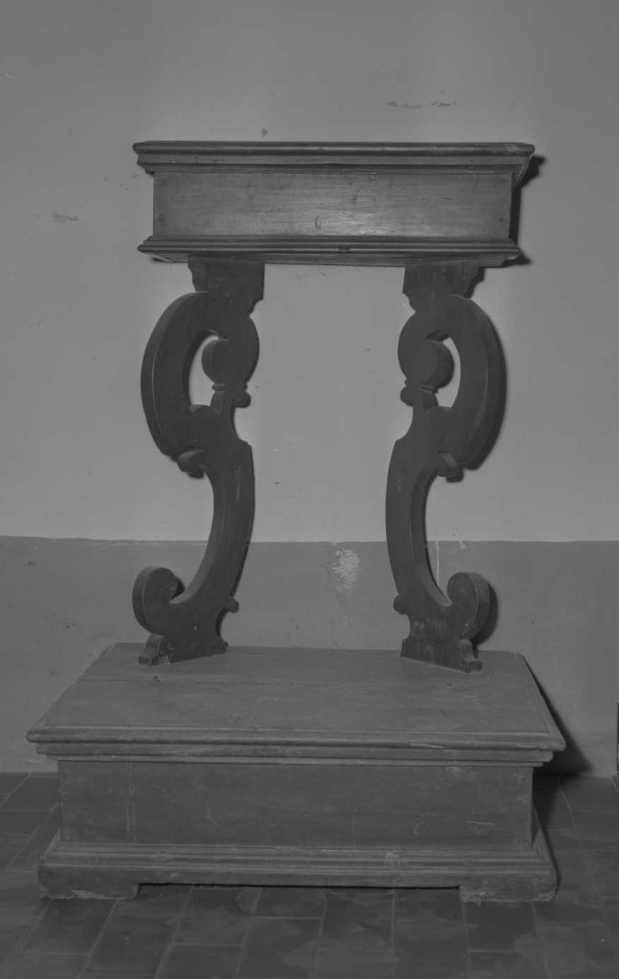 inginocchiatoio - ambito romagnolo (seconda metà sec. XVIII)