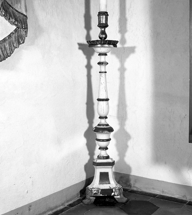 base per il cero pasquale - bottega romagnola (inizio sec. XIX)