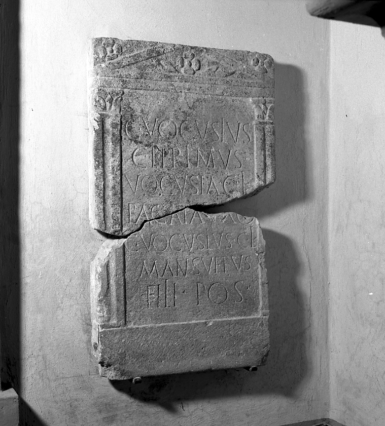 stele funeraria, frammento - bottega romagnola (prima metà sec. II)