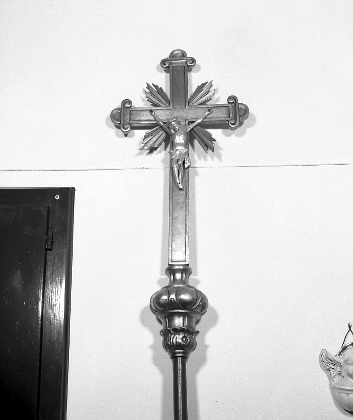croce processionale - bottega romagnola (prima metà sec. XIX)