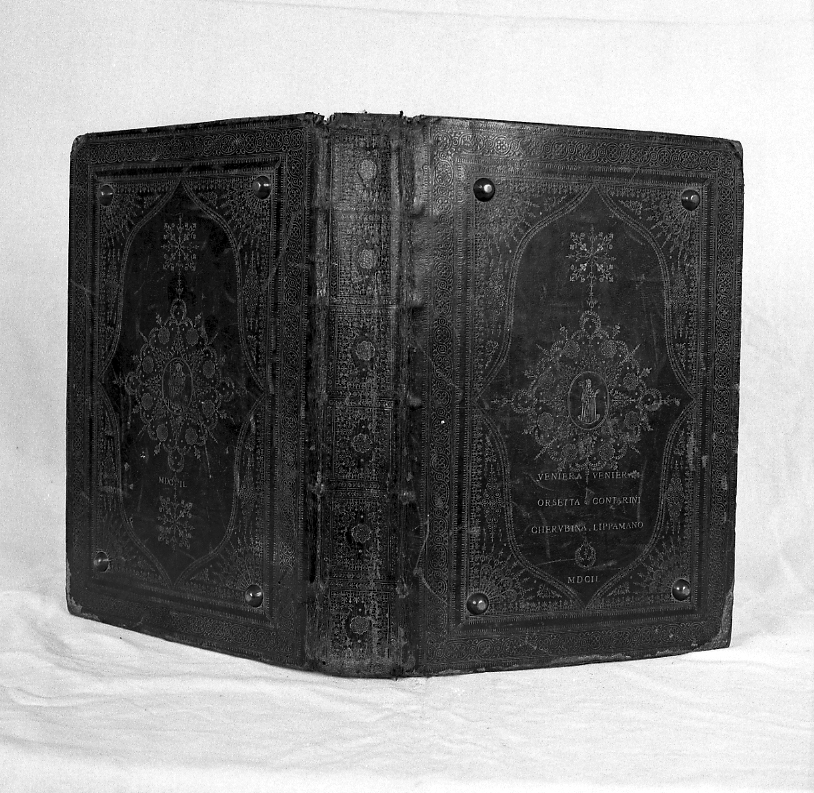 coperta di libro liturgico - bottega veneziana (sec. XVII)