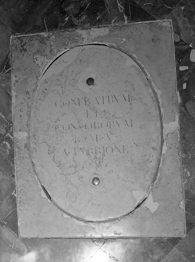 lastra tombale - bottega romagnola (sec. XVIII)