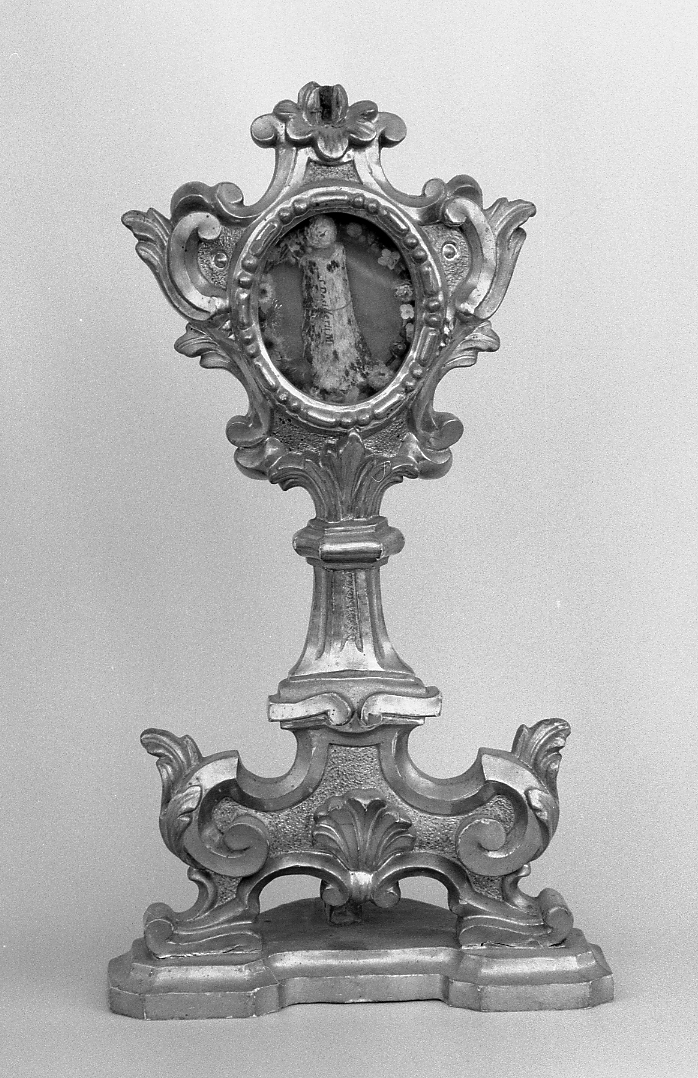 reliquiario - a ostensorio - bottega romagnola (sec. XIX)