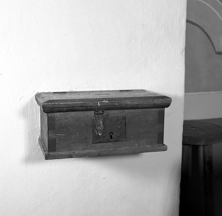 cassetta per elemosine - bottega romagnola (prima metà sec. XIX)