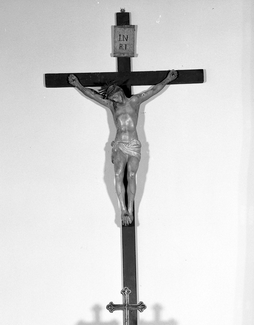 Cristo crocifisso (scultura) - bottega romagnola (sec. XIX)