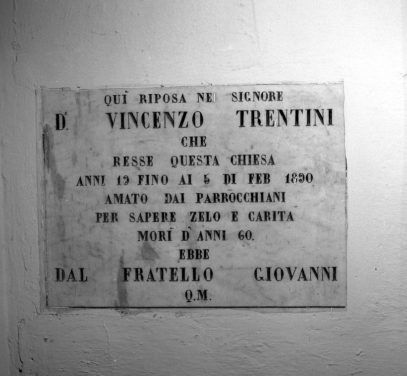 lapide tombale - bottega romagnola (fine/inizio secc. XIX/ XX)