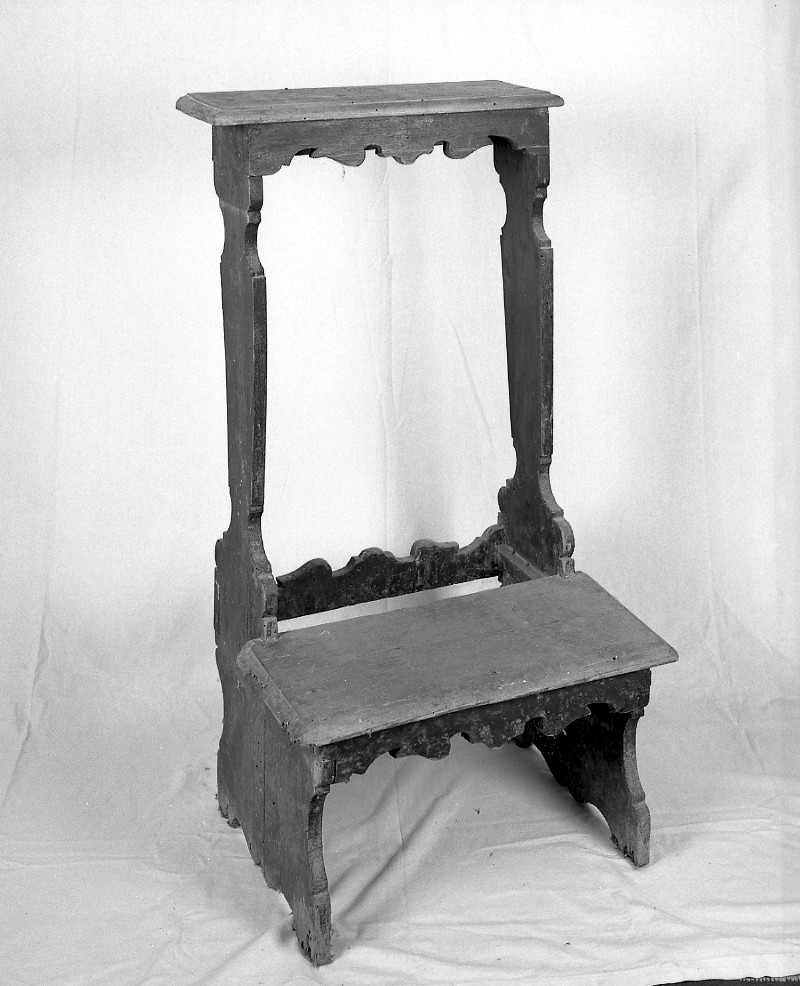 inginocchiatoio - bottega romagnola (inizio sec. XIX)
