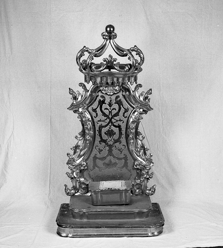tronetto per esposizione eucaristica - bottega romagnola (sec. XVIII)