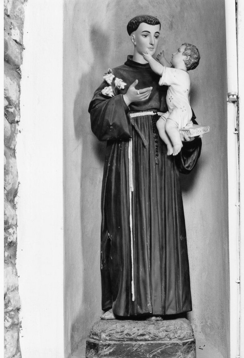 Sant'Antonio da Padova (statua) - produzione romagnola (fine sec. XIX)