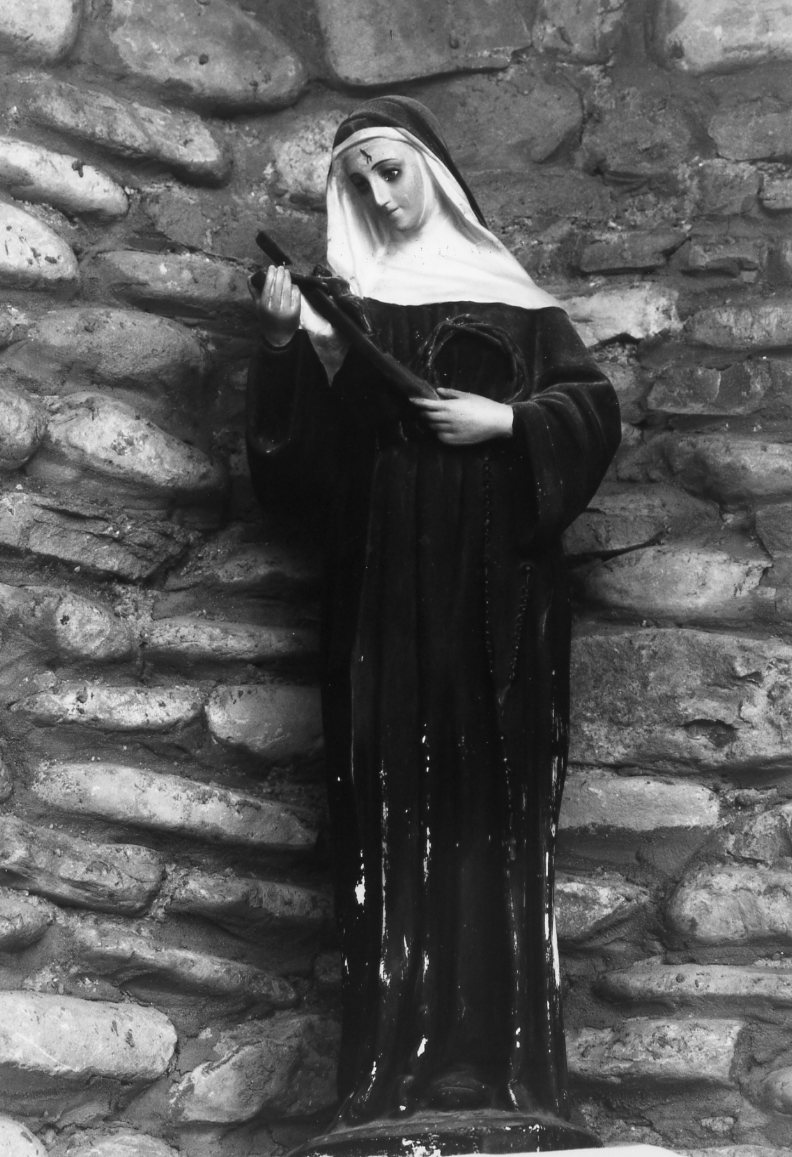 Santa Rita da Cascia (statua) - manifattura romagnola (fine sec. XIX)