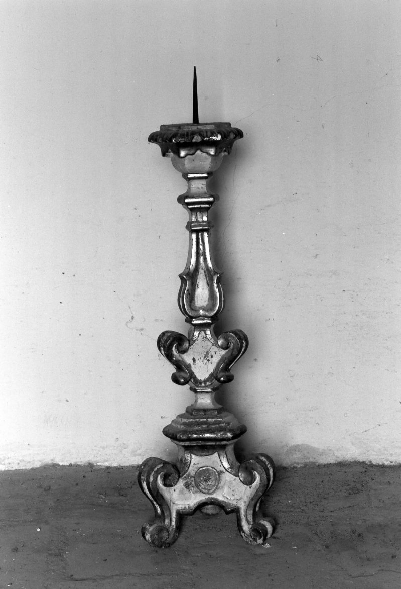 candeliere, serie - manifattura tosco-romagnola (seconda metà sec. XVIII)