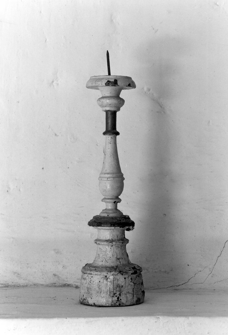 candeliere, serie - manifattura tosco-romagnola (metà sec. XIX)