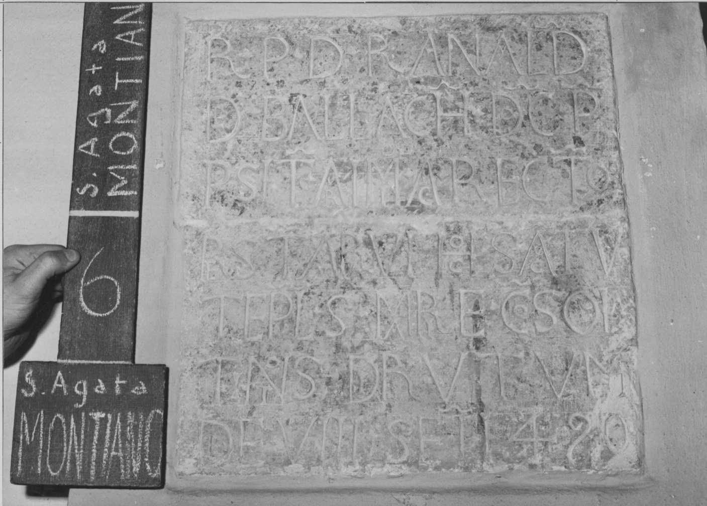 lapide - bottega romagnola (sec. XV)