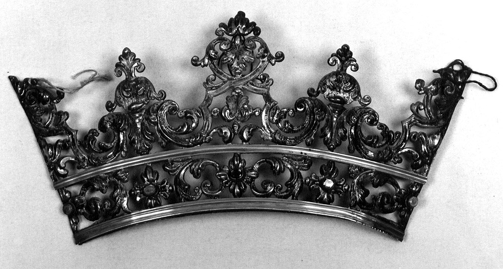 corona di immagine sacra - manifattura bolognese (secondo quarto sec. XVIII)