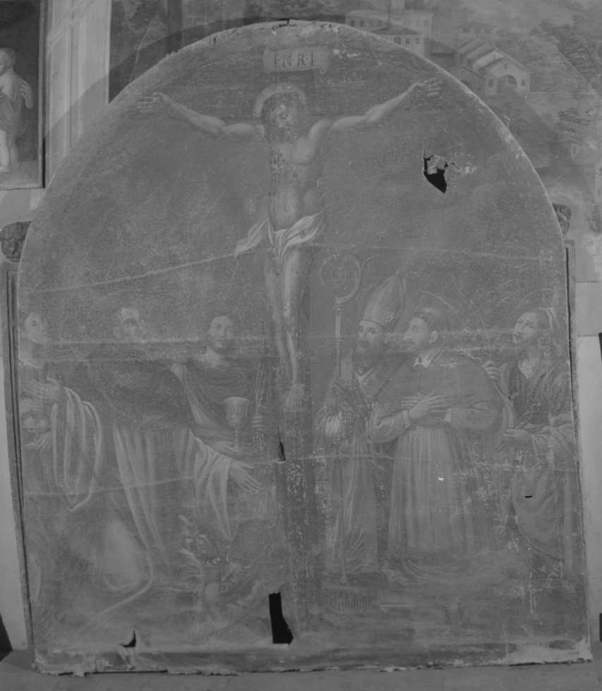 La Crocefissione, crocifissione (dipinto) - ambito romagnolo (seconda metà sec. XVII)