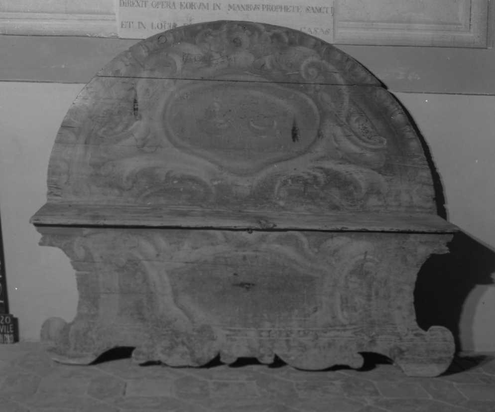 cassapanca - ambito romagnolo (seconda metà sec. XVIII)
