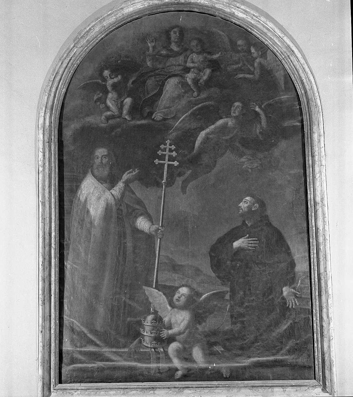 Madonna con Bambino, San Felice, Sant'Antonio da Padova, Madonna con Bambino e Santi (dipinto) - ambito romagnolo (seconda metà sec. XVIII)