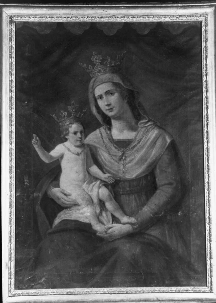 Madonna con Bambino (immagine devozionale) - ambito romagnolo (?) (sec. XIX)
