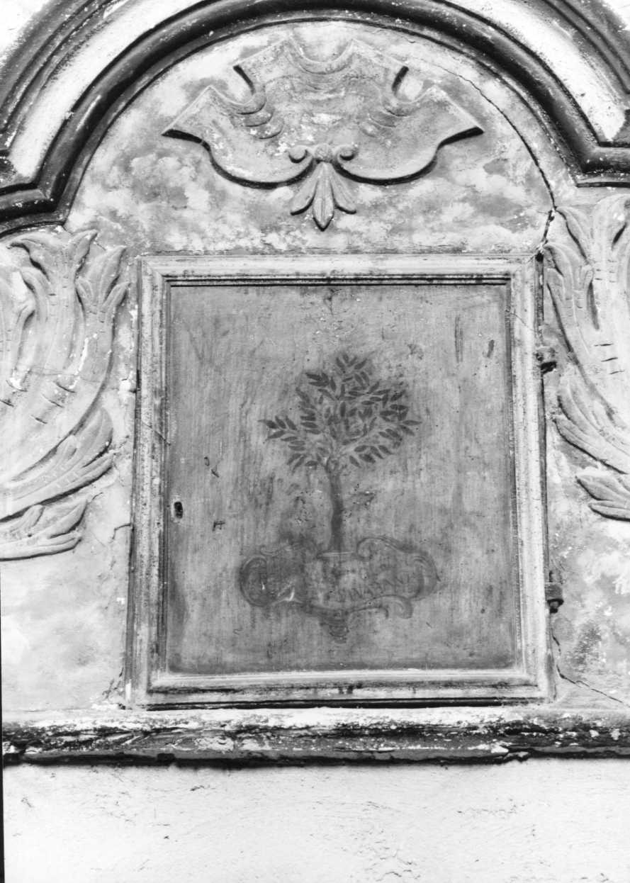 albero della vita (sportello di stipo) - ambito romagnolo (metà sec. XVIII)