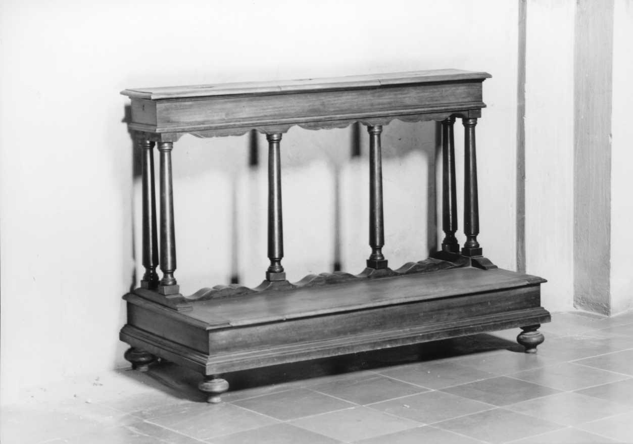 inginocchiatoio - manifattura tosco-romagnola (ultimo quarto sec. XIX)