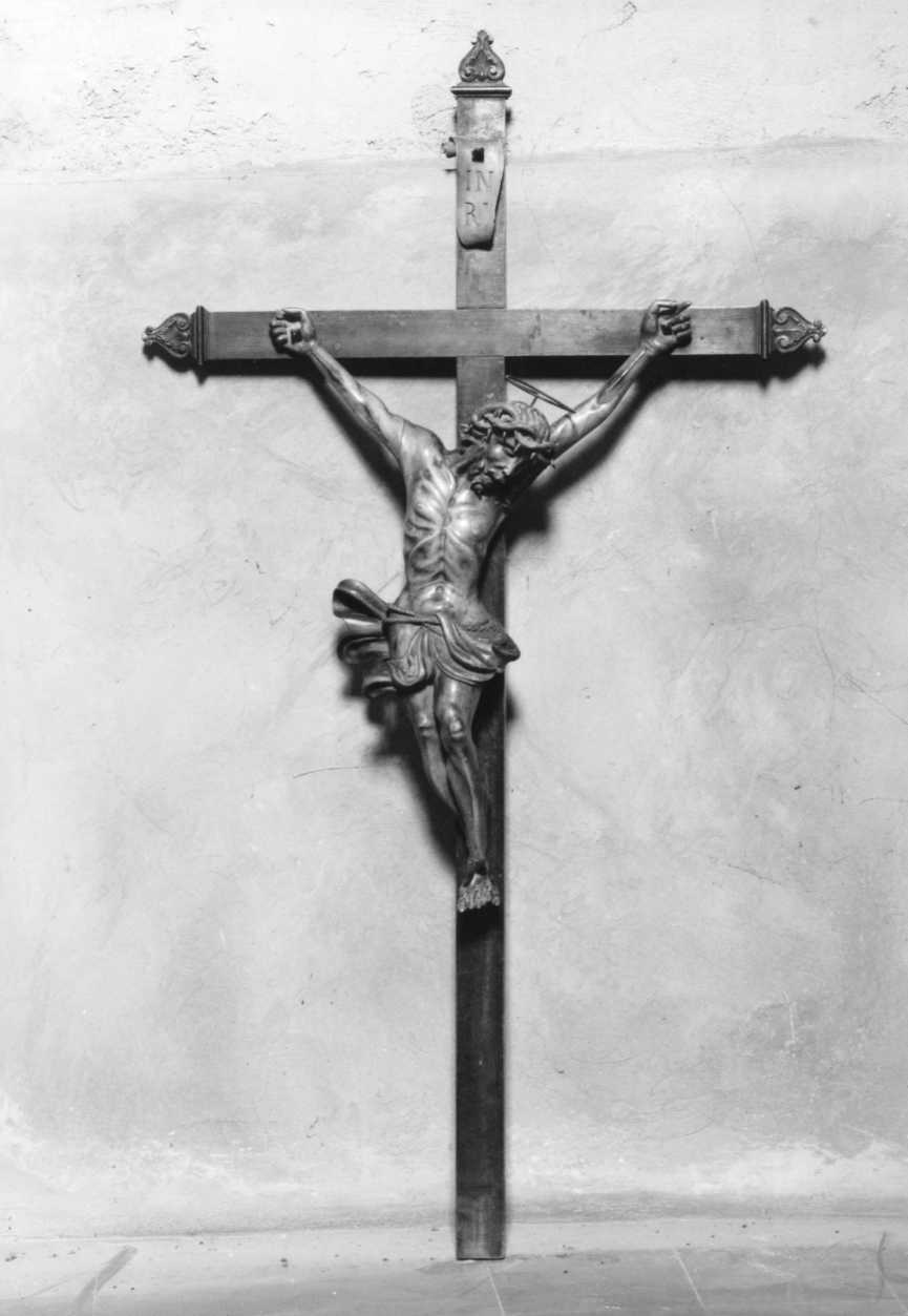 Cristo crocifisso (scultura) - manifattura tirolese (fine/inizio secc. XVII/ XVIII)