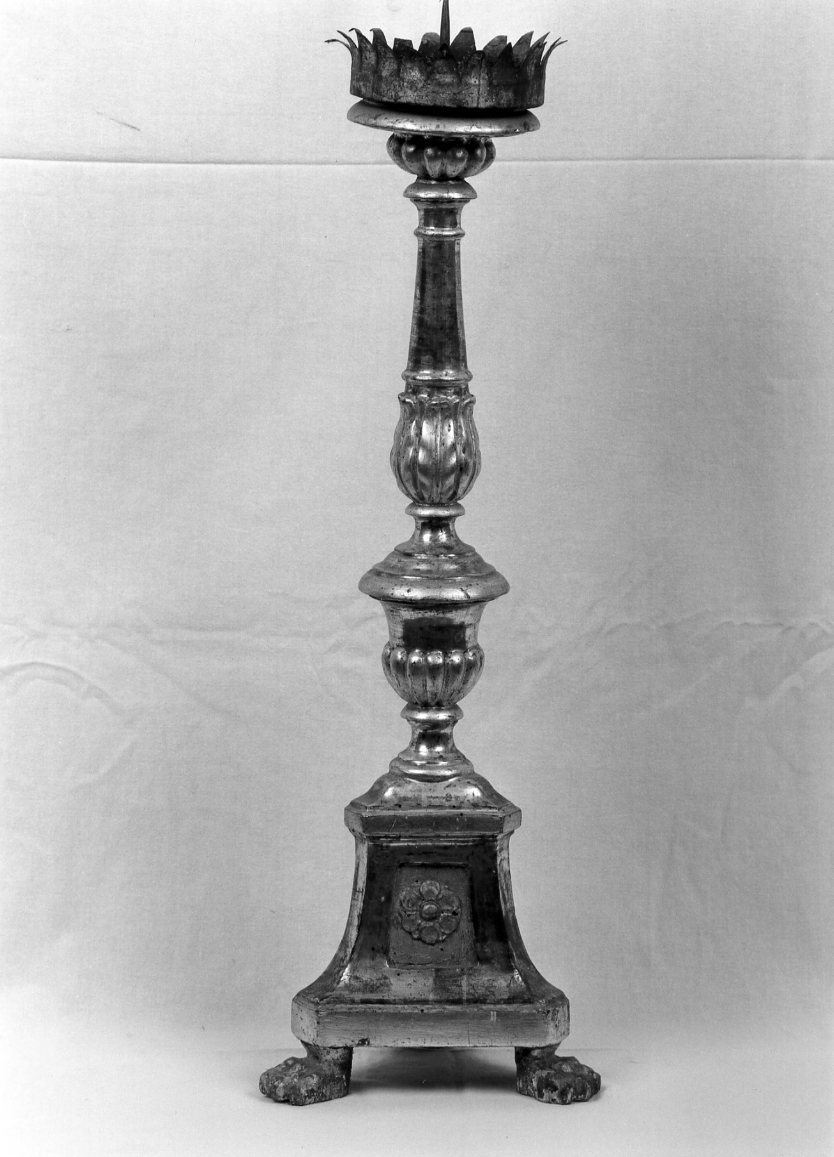 candeliere - bottega romagnola (metà sec. XIX)