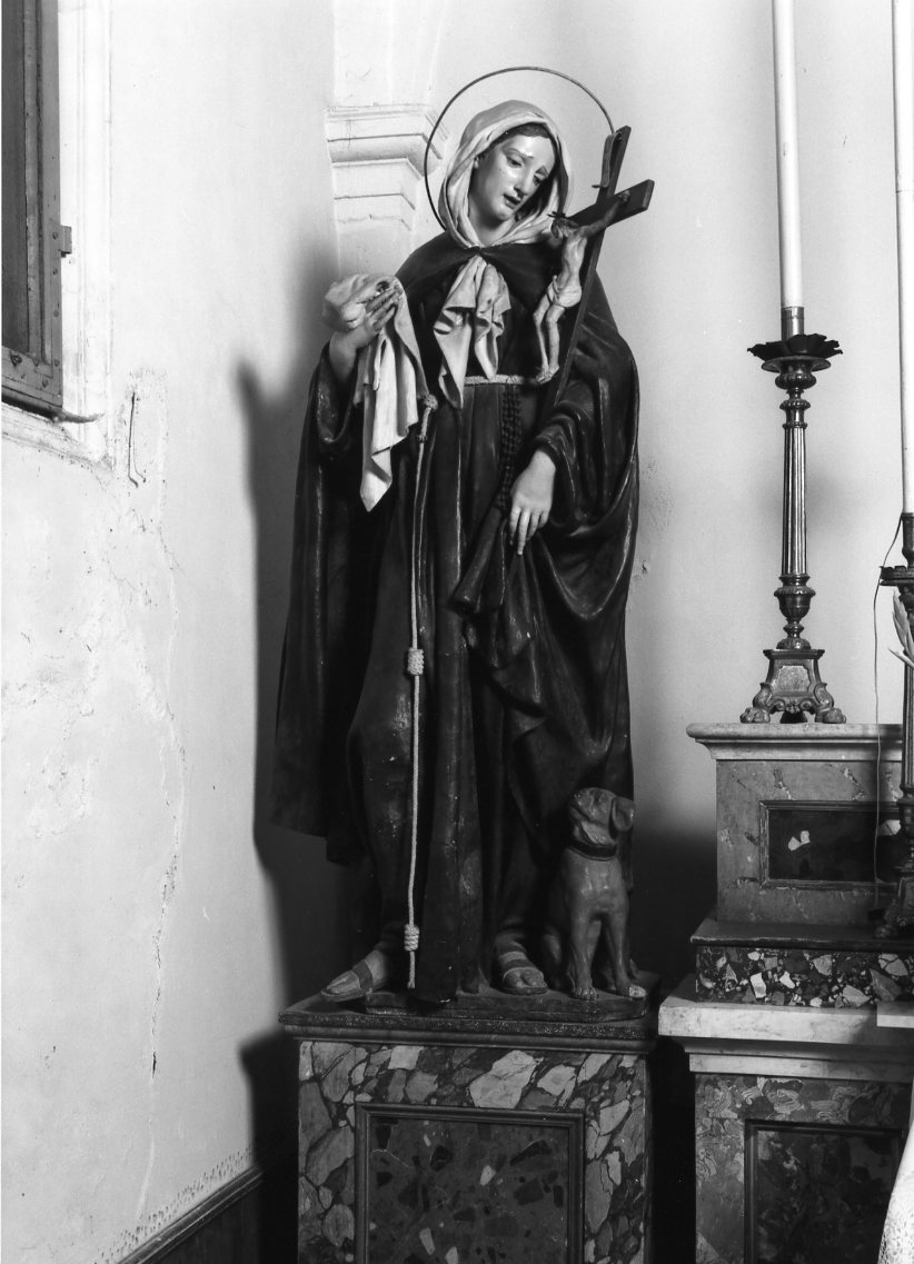 Santa Margherita da Cortona (statua) di Ballanti Graziani Giuseppe (fine sec. XVIII)
